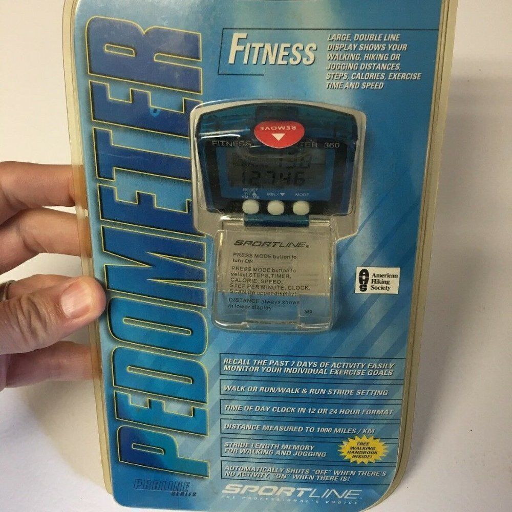 2004 SPORTLINE 360 Fitness Pedometer Proline NEW